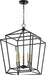 Myhouse Lighting Quorum - 8807-5-69 - Five Light Entry Pendant - Monument - Textured Black