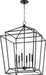 Myhouse Lighting Quorum - 8807-6-69 - Six Light Entry Pendant - Monument - Textured Black