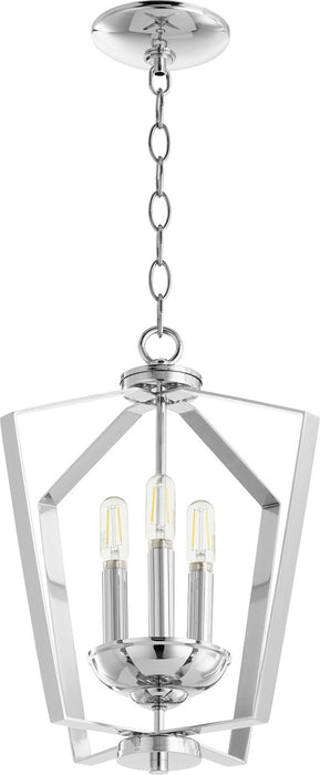 Myhouse Lighting Quorum - 894-3-14 - Three Light Entry Pendant - 3LT Entry Series - Chrome