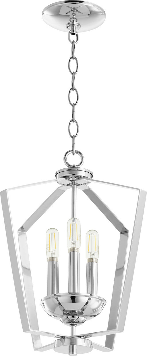 Myhouse Lighting Quorum - 894-3-14 - Three Light Entry Pendant - 3LT Entry Series - Chrome