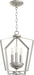 Myhouse Lighting Quorum - 894-3-65 - Three Light Entry Pendant - 3LT Entry Series - Satin Nickel