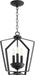 Myhouse Lighting Quorum - 894-3-69 - Three Light Entry Pendant - 3LT Entry Series - Textured Black