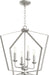 Myhouse Lighting Quorum - 894-4-65 - Four Light Entry Pendant - 4LT Entry Series - Satin Nickel