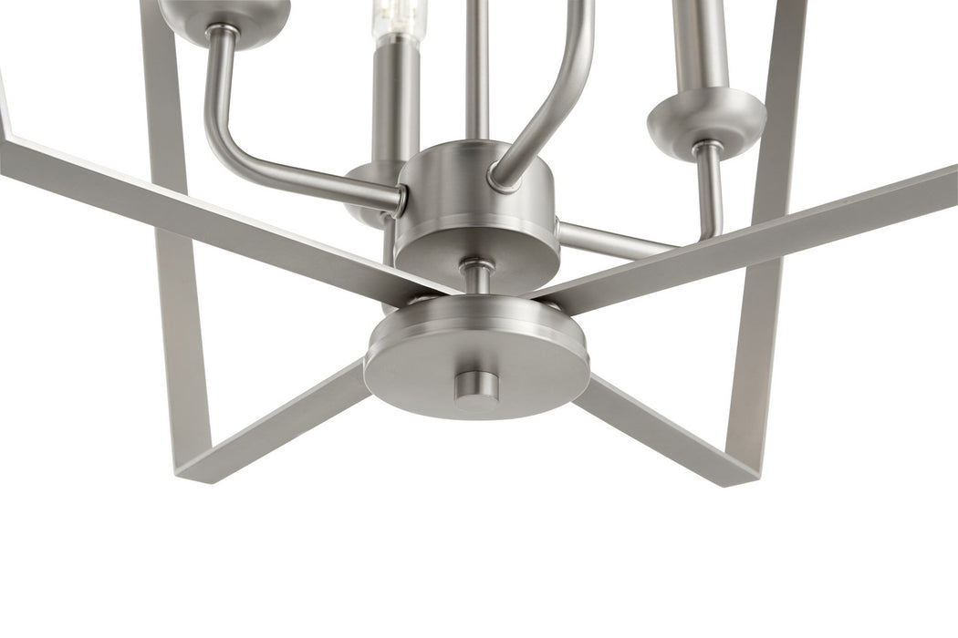 Myhouse Lighting Quorum - 894-4-65 - Four Light Entry Pendant - 4LT Entry Series - Satin Nickel