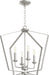 Myhouse Lighting Quorum - 894-4-65 - Four Light Entry Pendant - 4LT Entry Series - Satin Nickel