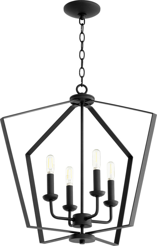 Myhouse Lighting Quorum - 894-4-69 - Four Light Entry Pendant - 4LT Entry Series - Textured Black