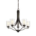 Myhouse Lighting Generation Lighting - 3137305-710 - Five Light Chandelier - Elmwood Park - Bronze