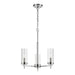 Myhouse Lighting Visual Comfort Studio - 3190303EN-05 - Three Light Chandelier - Zire - Chrome