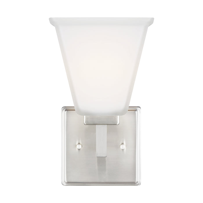 Myhouse Lighting Generation Lighting - 4113701-962 - One Light Wall / Bath Sconce - Ellis Harper - Brushed Nickel