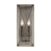 Myhouse Lighting Visual Comfort Studio - 4126302-872 - Two Light Wall / Bath Sconce - Thornwood - Washed Pine