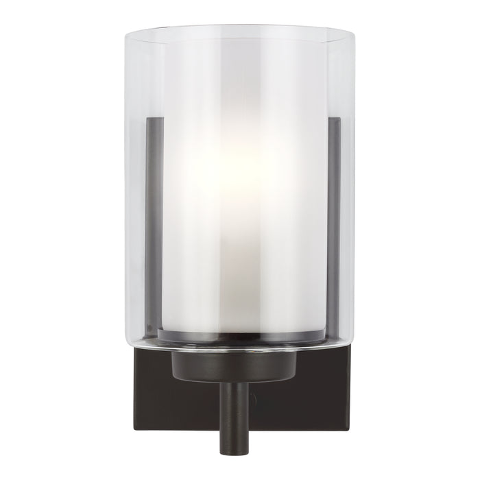 Myhouse Lighting Generation Lighting - 4137301EN3-710 - One Light Wall / Bath Sconce - Elmwood Park - Bronze