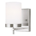 Myhouse Lighting Visual Comfort Studio - 4190301-962 - One Light Wall / Bath Sconce - Zire - Brushed Nickel