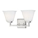 Myhouse Lighting Generation Lighting - 4413702-962 - Two Light Wall / Bath - Ellis Harper - Brushed Nickel