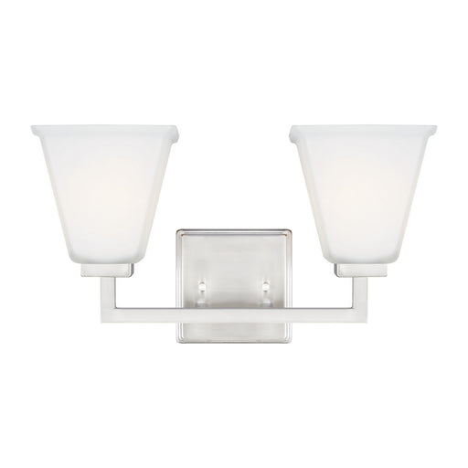 Myhouse Lighting Generation Lighting - 4413702-962 - Two Light Wall / Bath - Ellis Harper - Brushed Nickel