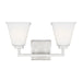 Myhouse Lighting Generation Lighting - 4413702-962 - Two Light Wall / Bath - Ellis Harper - Brushed Nickel