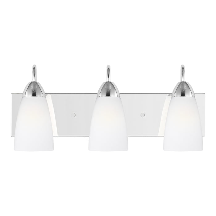 Myhouse Lighting Generation Lighting - 4420203-05 - Three Light Wall / Bath - Seville - Chrome