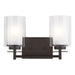 Myhouse Lighting Generation Lighting - 4437302-710 - Two Light Wall / Bath - Elmwood Park - Bronze