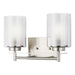 Myhouse Lighting Generation Lighting - 4437302-962 - Two Light Wall / Bath - Elmwood Park - Brushed Nickel