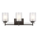 Myhouse Lighting Generation Lighting - 4437303-710 - Three Light Wall / Bath - Elmwood Park - Bronze