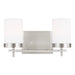 Myhouse Lighting Visual Comfort Studio - 4490302-962 - Two Light Wall / Bath - Zire - Brushed Nickel