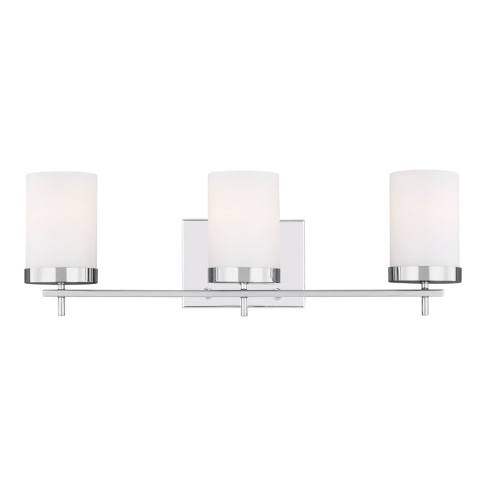 Myhouse Lighting Visual Comfort Studio - 4490303-05 - Three Light Wall / Bath - Zire - Chrome