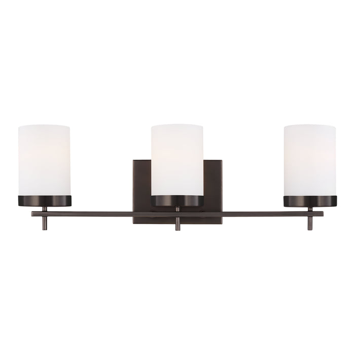 Myhouse Lighting Visual Comfort Studio - 4490303-778 - Three Light Wall / Bath - Zire - Brushed Oil Rubbed Bronze