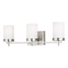 Myhouse Lighting Visual Comfort Studio - 4490303-962 - Three Light Wall / Bath - Zire - Brushed Nickel