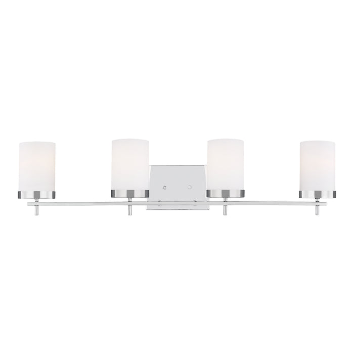 Myhouse Lighting Visual Comfort Studio - 4490304-05 - Four Light Wall / Bath - Zire - Chrome