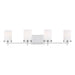 Myhouse Lighting Visual Comfort Studio - 4490304-05 - Four Light Wall / Bath - Zire - Chrome