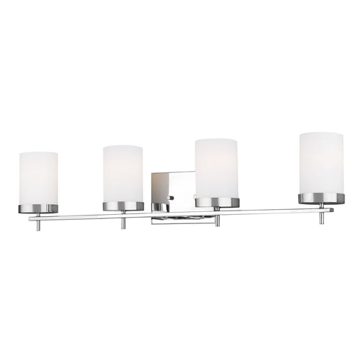 Myhouse Lighting Visual Comfort Studio - 4490304-05 - Four Light Wall / Bath - Zire - Chrome