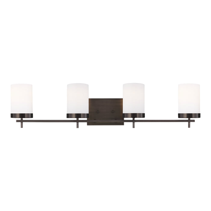 Myhouse Lighting Visual Comfort Studio - 4490304-778 - Four Light Wall / Bath - Zire - Brushed Oil Rubbed Bronze