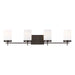 Myhouse Lighting Visual Comfort Studio - 4490304-778 - Four Light Wall / Bath - Zire - Brushed Oil Rubbed Bronze