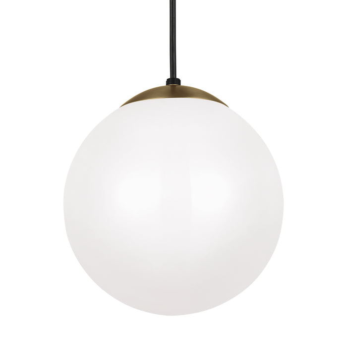 Myhouse Lighting Visual Comfort Studio - 6020-848 - One Light Pendant - Leo - Hanging Globe - Satin Brass