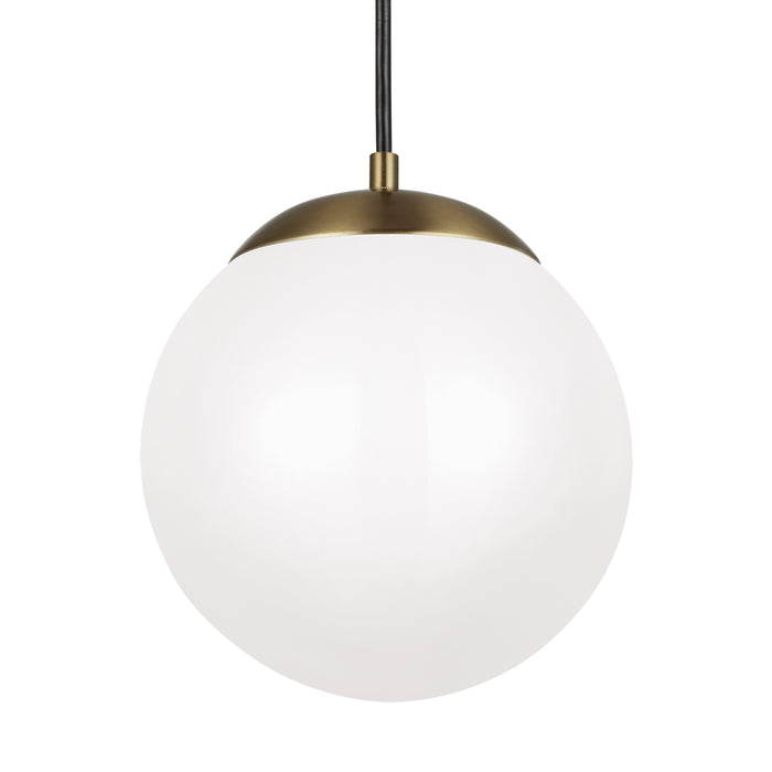 Myhouse Lighting Visual Comfort Studio - 602093S-848 - LED Pendant - Leo - Hanging Globe - Satin Brass