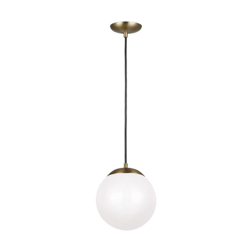 Myhouse Lighting Visual Comfort Studio - 602093S-848 - LED Pendant - Leo - Hanging Globe - Satin Brass