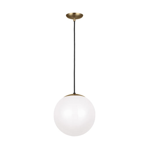 Myhouse Lighting Visual Comfort Studio - 6022-848 - One Light Pendant - Leo - Hanging Globe - Satin Brass