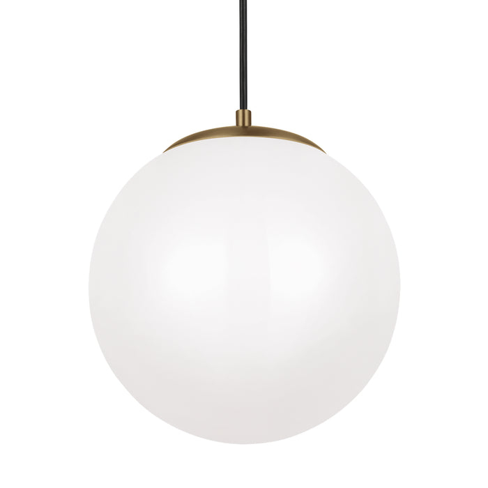 Myhouse Lighting Visual Comfort Studio - 602293S-848 - LED Pendant - Leo - Hanging Globe - Satin Brass