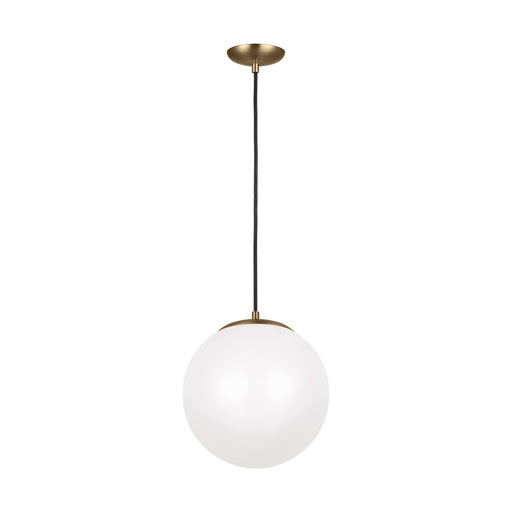 Myhouse Lighting Visual Comfort Studio - 602293S-848 - LED Pendant - Leo - Hanging Globe - Satin Brass