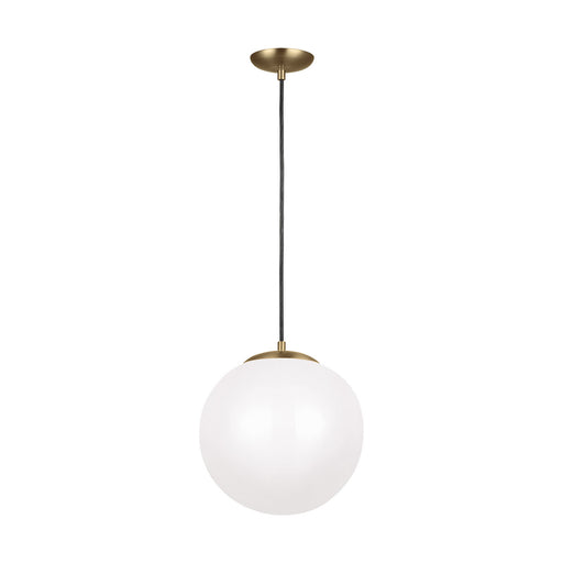 Myhouse Lighting Visual Comfort Studio - 602493S-848 - LED Pendant - Leo - Hanging Globe - Satin Brass