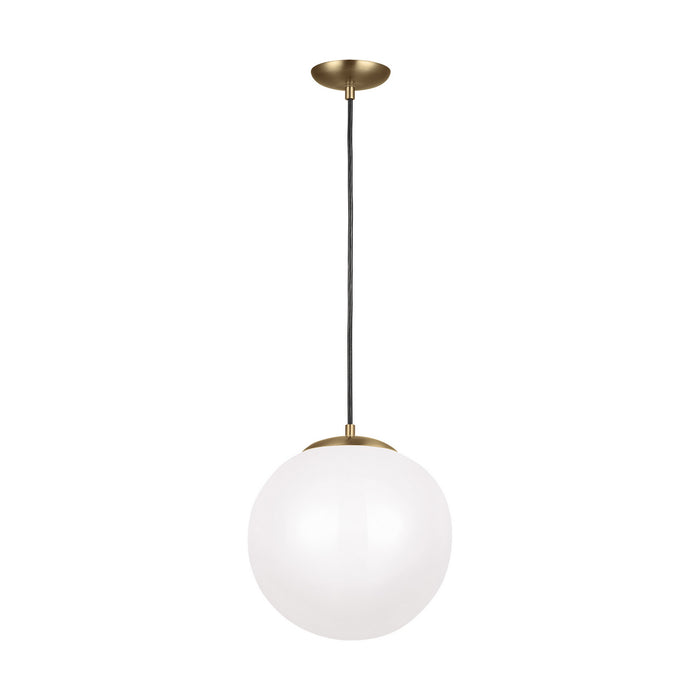 Myhouse Lighting Visual Comfort Studio - 602493S-848 - LED Pendant - Leo - Hanging Globe - Satin Brass