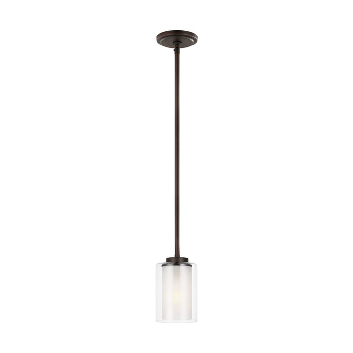 Myhouse Lighting Generation Lighting - 6137301EN3-710 - One Light Mini-Pendant - Elmwood Park - Bronze