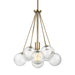 Myhouse Lighting Visual Comfort Studio - 6514301-848 - One Light Pendant - Bronzeville - Satin Brass