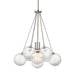 Myhouse Lighting Visual Comfort Studio - 6514301-962 - One Light Pendant - Bronzeville - Brushed Nickel