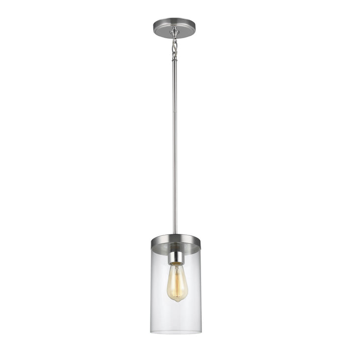 Myhouse Lighting Visual Comfort Studio - 6590301-05 - One Light Pendant - Zire - Chrome