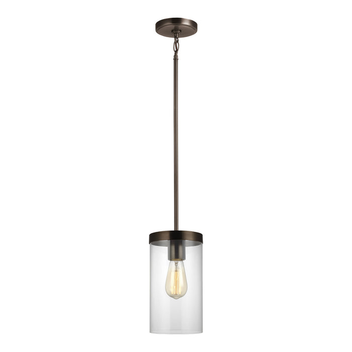 Myhouse Lighting Visual Comfort Studio - 6590301-778 - One Light Pendant - Zire - Brushed Oil Rubbed Bronze