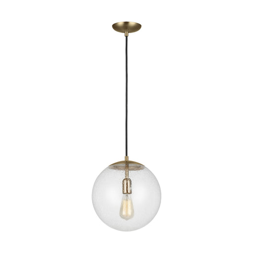 Myhouse Lighting Visual Comfort Studio - 6701801-848 - One Light Pendant - Leo - Hanging Globe - Satin Brass