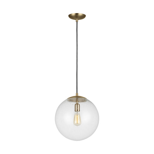 Myhouse Lighting Visual Comfort Studio - 6801801-848 - One Light Pendant - Leo - Hanging Globe - Satin Brass