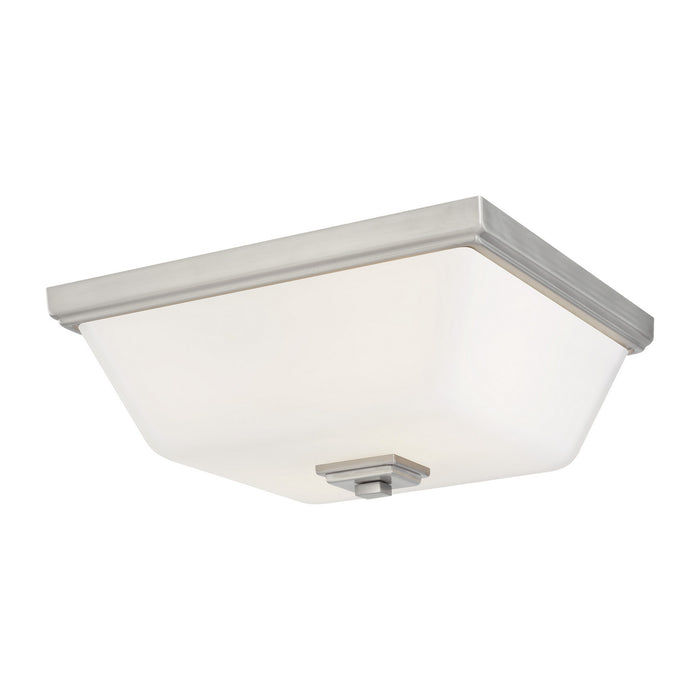 Myhouse Lighting Generation Lighting - 7513702-962 - Two Light Flush Mount - Ellis Harper - Brushed Nickel