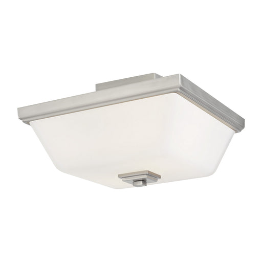 Myhouse Lighting Generation Lighting - 7713702-962 - Two Light Semi-Flush Mount - Ellis Harper - Brushed Nickel