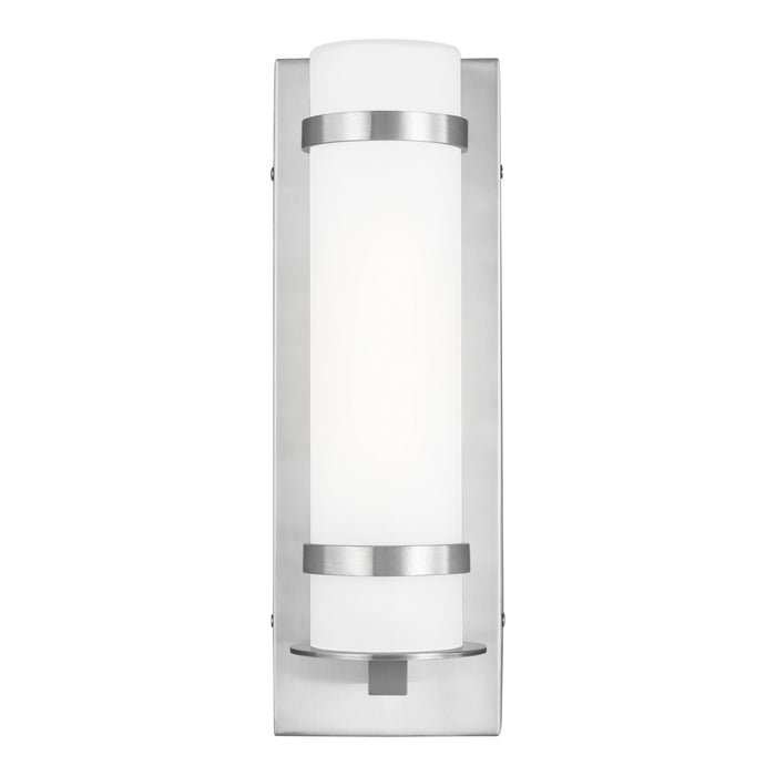 Myhouse Lighting Generation Lighting - 8518301-04 - One Light Outdoor Wall Lantern - Alban - Satin Aluminum